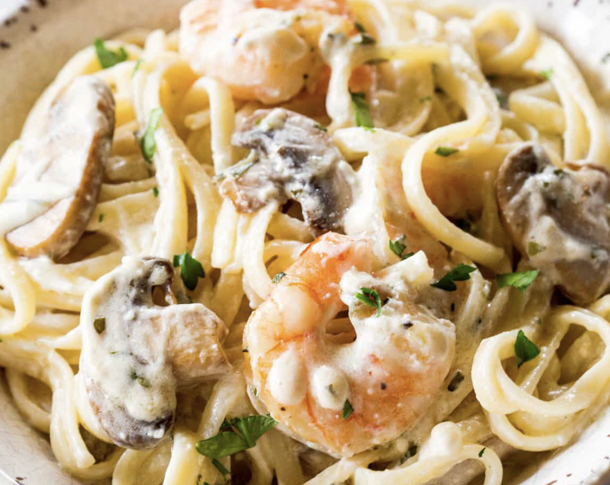 tagliatelle with shrimp